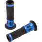 Pro Grip 728 Superbike / Sportbike Motorcycle Grips – 7/8" Open‑End Rubber & Anodized Aluminum – 122mm – Made in Italy