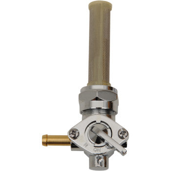 DRAG SPECIALTIES 0705-0282 Fuel Petcock - Forward - Chrome - 22 mm