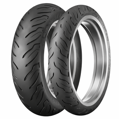 Dunlop AE2 Blackwall Tire Set 130/80B17 Front + 180/65B16 Rear Harley Touring Cruiser V-Twin Multi-Tread AE2 Series