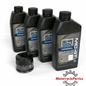 Suzuki GSX600 Katana Oil Change Kit with BelRay 10W‑40 motor oil and HifloFiltro oil filter for 1988‑UP models

