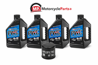 Yamaha Waverunner F150 F250 FX SHO HO FZR FZS oil filter change kit with Maxima PWC 10W‑40 Marine Oil and HiFlo HF740 filter
