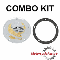 DERBY COVER LIVE TO RIDE WITH GASKET KIT