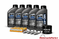 Yamaha Road Star 1600/1700 & Royal Star 1300 Oil Change Tune Up Kit – BelRay 20W‑50 Made in USA + NGK DPR7EA‑9 + HifloFiltro Filter