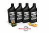 Yamaha Big Bear Kodiak 400 Oil Change Kit Moose 10W‑40 Hiflo Filter NGK Plug