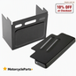 Black Gloss Battery Cover Kit Harley Dyna FXDWG