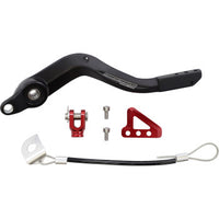 Moose Racing Hammerhead Red Brake Pedal for Beta RR & RR‑S Models – CNC Adjustable – USA Made