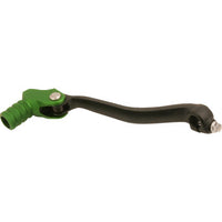 Moose Racing forged shift lever green 10mm offset for Kawasaki KX60 KX80 KX85 KX100 KX112