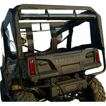 Seizmik Soft Upper Doors, Middle & Rear Windows with Zipper – Fits Honda Pioneer 1000‑5 (2016–2025) – Marine‑Grade Canvas & Aqua‑View Vinyl