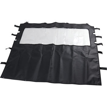 Moose Offroad Rear Dust Panel Windshield Kawasaki Mule PRO FX 2016 2025 Vinyl Rip Stop Nylon USA Made