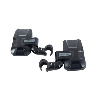 Seizmik Embark UTV Side View Mirrors 18114 – Vertical Adjustable Clamp Mirror Pair for Polaris Ranger, RZR, Can‑Am, Honda, Kawasaki – Fits 1.75″–2″ ROPS
