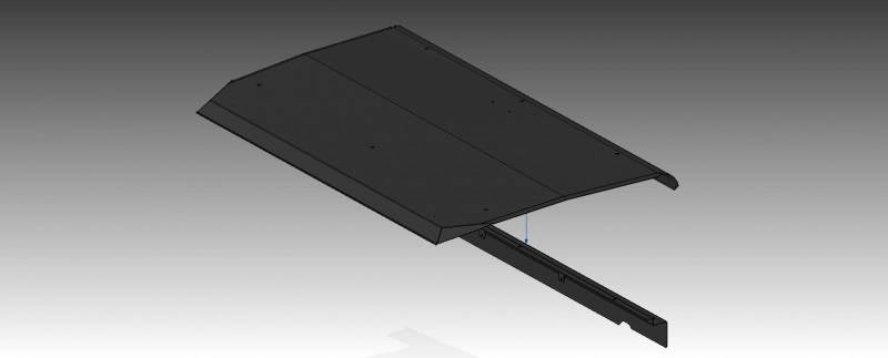 2015–2025 Polaris Ranger SP570 / Mid‑Size 500 / 570 / EV Aluminum Roof – PRO‑FIT Cage – Aircraft‑Grade .100 Top