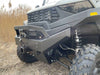 Polaris Ranger SP570 front brushguard with integrated winch mount and round stinger bar