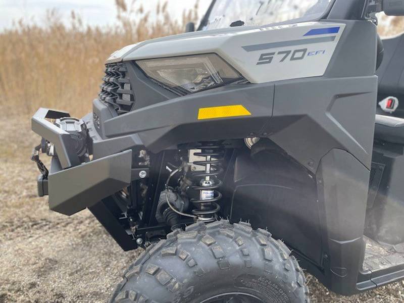 2023–2024 Polaris Ranger SP570 Front Brushguard & Winch Mount – 4500 lb Rated – PRO‑FIT Cage (50" Wide)