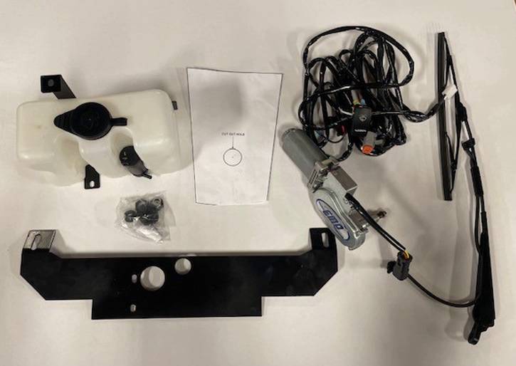 2019–2025 Honda Talon & Talon 1000‑4 Windshield Wiper + Washer Kit – Lower Mount – Hard‑Coat & Glass Compatible