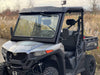 CFMoto UForce 600 laminated safety glass windshield with metal frame and hand wiper