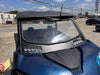 CFMoto ZForce laminated glass windshield with vents and hand‑operated wiper