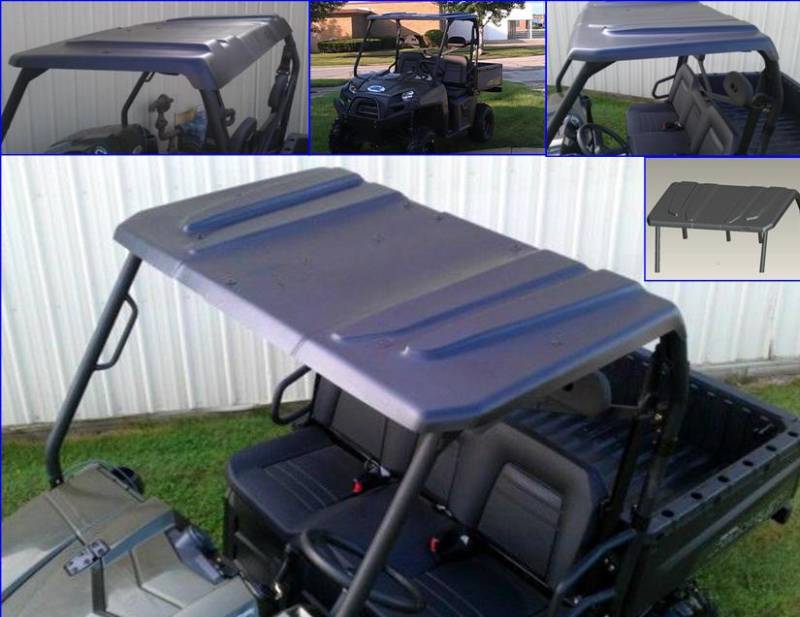 Cooter Brown Universal UTV Roof Top 3/16 Polyethylene Fits Mule Rhino Ranger Teryx