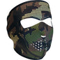 ZAN Headgear Neoprene Full Face Mask Windproof Adult One Size Nylon Bound Edges Hook Loop Closure Helmet Compatible Adventure Street Off Road Choose Design