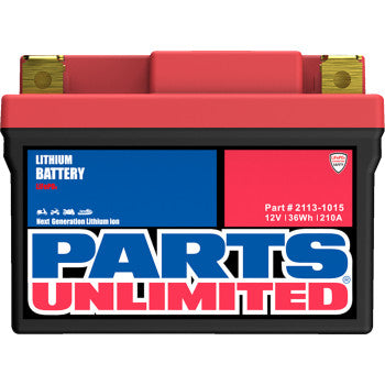 Parts Unlimited 2113-1015 Lithium LiFePO4 Battery HJTZ5S-FPZ – 210 CCA – Ultra Lightweight Off‑Road & Street Motorcycle Battery