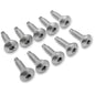 EFI Fuel Pump Top Plate Hardware Screw Kit 10 Pack for Harley 01-17 Softail FXST, Heritage FLST, 02-07 Electra Glide FLHT, Road King FLHR, Street Glide FLHX, Road Glide FLTR 1311D 8-32 x .590