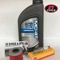 Honda Grom Monkey MSX125 Z125 Oil Change Tune Up Kit  BelRay 10W‑40 Oil, HiFlo Filter, NGK CPR7EA‑9  2022‑2024