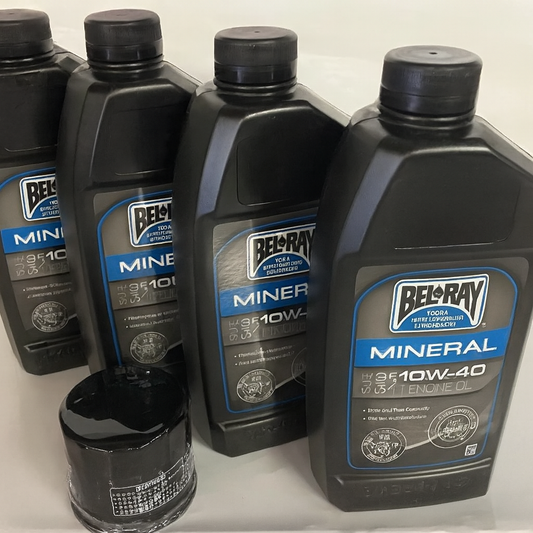 Suzuki GSXR GSX-R 600 750 1000 1100 88-22 Conventional Oil Filter Change Kit Oil Made in USA Service Maintenance