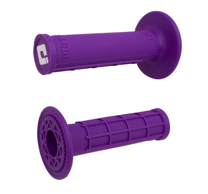 ODI Ruffian Half Waffle MX Motorcycle Dirtbike E-Bike Medium Compound Rubber Grips for Twist Throttle Made in The USA