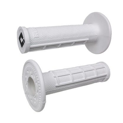 ODI Ruffian Half Waffle MX Motorcycle Dirtbike E-Bike Medium Compound Rubber Grips for Twist Throttle Made in The USA