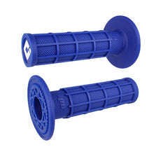 Load image into Gallery viewer, ODI Ruffian Full Waffle MX Motorcycle Dirtbike E-Bike Medium Compound Rubber Grips Black for Twist Throttle Made in The USA
