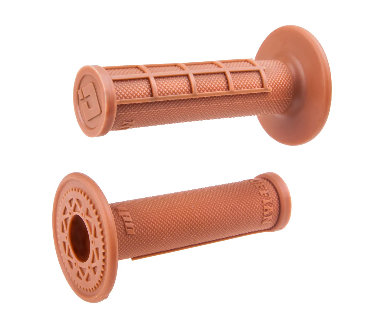 ODI Ruffian Half Waffle MX Motorcycle Dirtbike E-Bike Medium Compound Rubber Grips for Twist Throttle Made in The USA