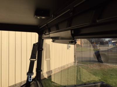 2015–2024 Polaris Ranger SP570, Mid‑Size 570, ETX, 500, EV Cab Back – Hard‑Coated Rear Windshield Cab Back Dust Stopper – Fits PRO‑FIT Cage (50" Top)