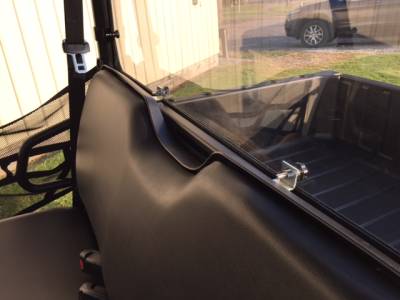 2015–2024 Polaris Ranger SP570, Mid‑Size 570, ETX, 500, EV Cab Back – Hard‑Coated Rear Windshield Cab Back Dust Stopper – Fits PRO‑FIT Cage (50" Top)