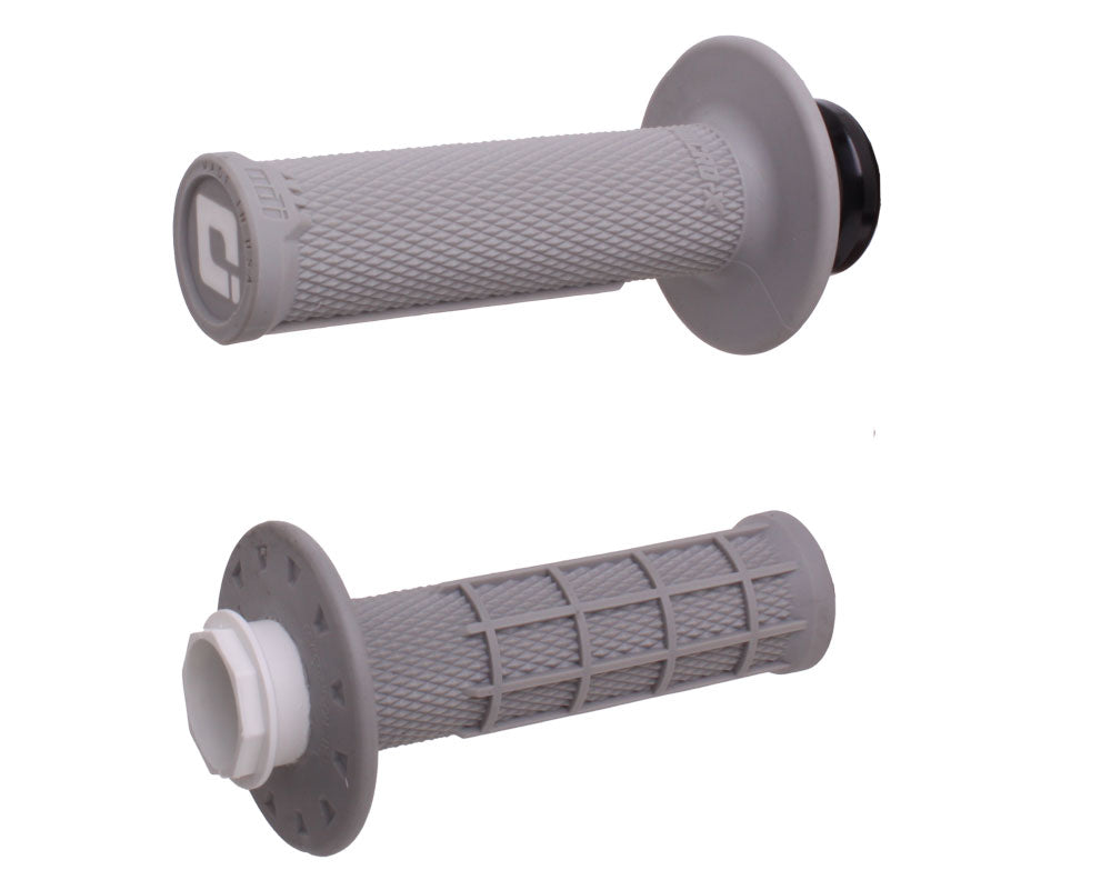 MICRO-X HALF-WAFFLE V2 Mini Bike Motorcycle Offroad Dirtbike LOCK-ON GRIP SET KTM 50SX & SX-E2/3/5, GAS GAS MC50,MC-E2/3/5 & HUSQVARNA TC50 & EE-2/3/5