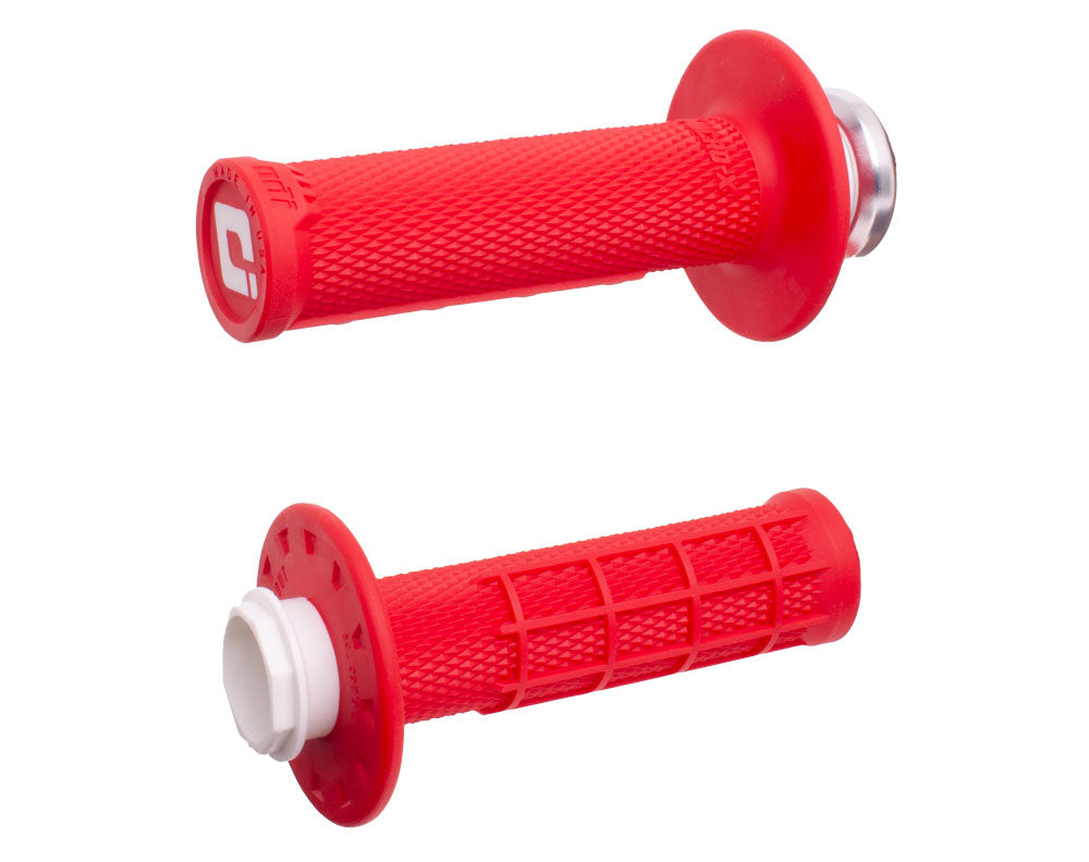 MICRO-X HALF-WAFFLE V2 Mini Bike Motorcycle Offroad Dirtbike LOCK-ON GRIP SET KTM 50SX & SX-E2/3/5, GAS GAS MC50,MC-E2/3/5 & HUSQVARNA TC50 & EE-2/3/5