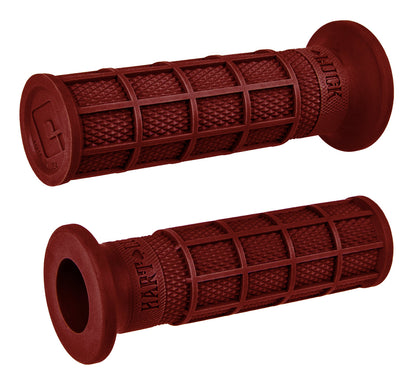 ODI HART-LUCK SIGNATURE FULL-WAFFLE SLIP-ON RUBBER 1" MOTORCYCLE STREET CRUISER HARLEY V-TWIN GRIPS