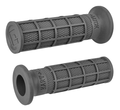 ODI HART-LUCK SIGNATURE FULL-WAFFLE SLIP-ON RUBBER 1" MOTORCYCLE STREET CRUISER HARLEY V-TWIN GRIPS