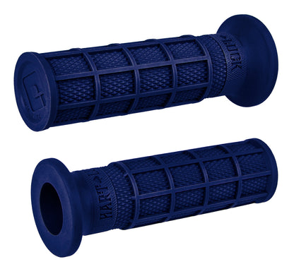 ODI HART-LUCK SIGNATURE FULL-WAFFLE SLIP-ON RUBBER 1" MOTORCYCLE STREET CRUISER HARLEY V-TWIN GRIPS