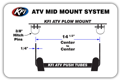 KFI 105800 ATV Plow Mount for Honda Rancher 420 (2015–2026) – Fits TRX420 2x4 & 4x4 – Made in USA
