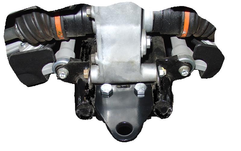 KFI Rear 3/4" Ball‑Style Hitch Receiver for Honda Rincon 650/680 (2003–2026)