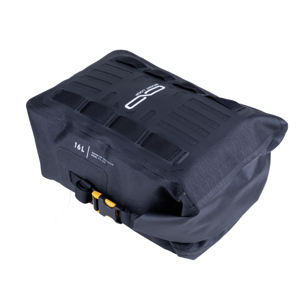 Giant Loop Revelstoke Dry Bag 16L – Waterproof Tail Bag – Black – ADV Dual Sport Motorcycle