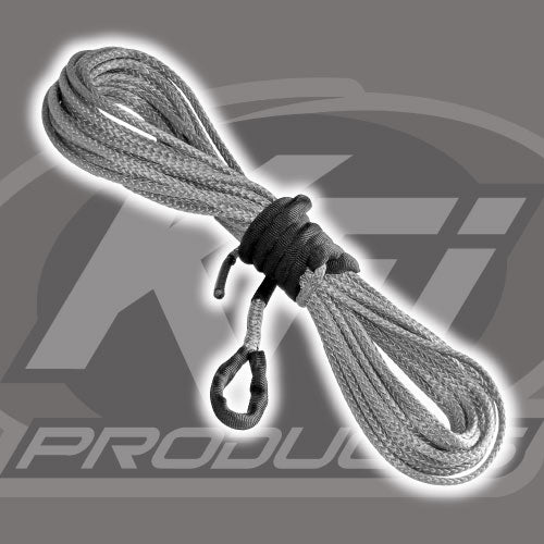 KFI Assault Series 3500 lb Synthetic Winch Kit for Polaris ATV – AS‑35 – Includes Synthetic Cable, Mini‑Rocker, Remote, Contactor & Hook Stopper