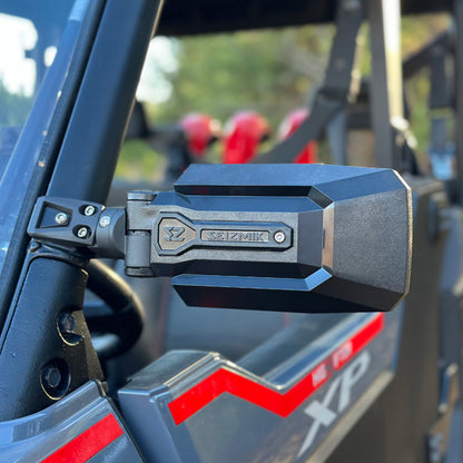 Seizmik Trail Rider UTV Side View Mirrors Set – Clamp Pro-Fit / Profiled for Polaris and Can Am Models