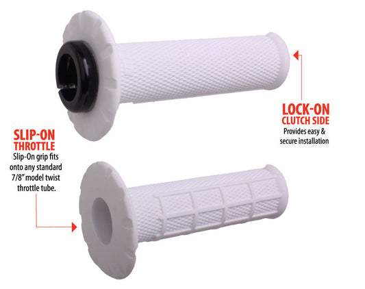 ODI Universal Half Waffle MX Dirtbike Offroad Grips E-Bike Twist Throttle Only