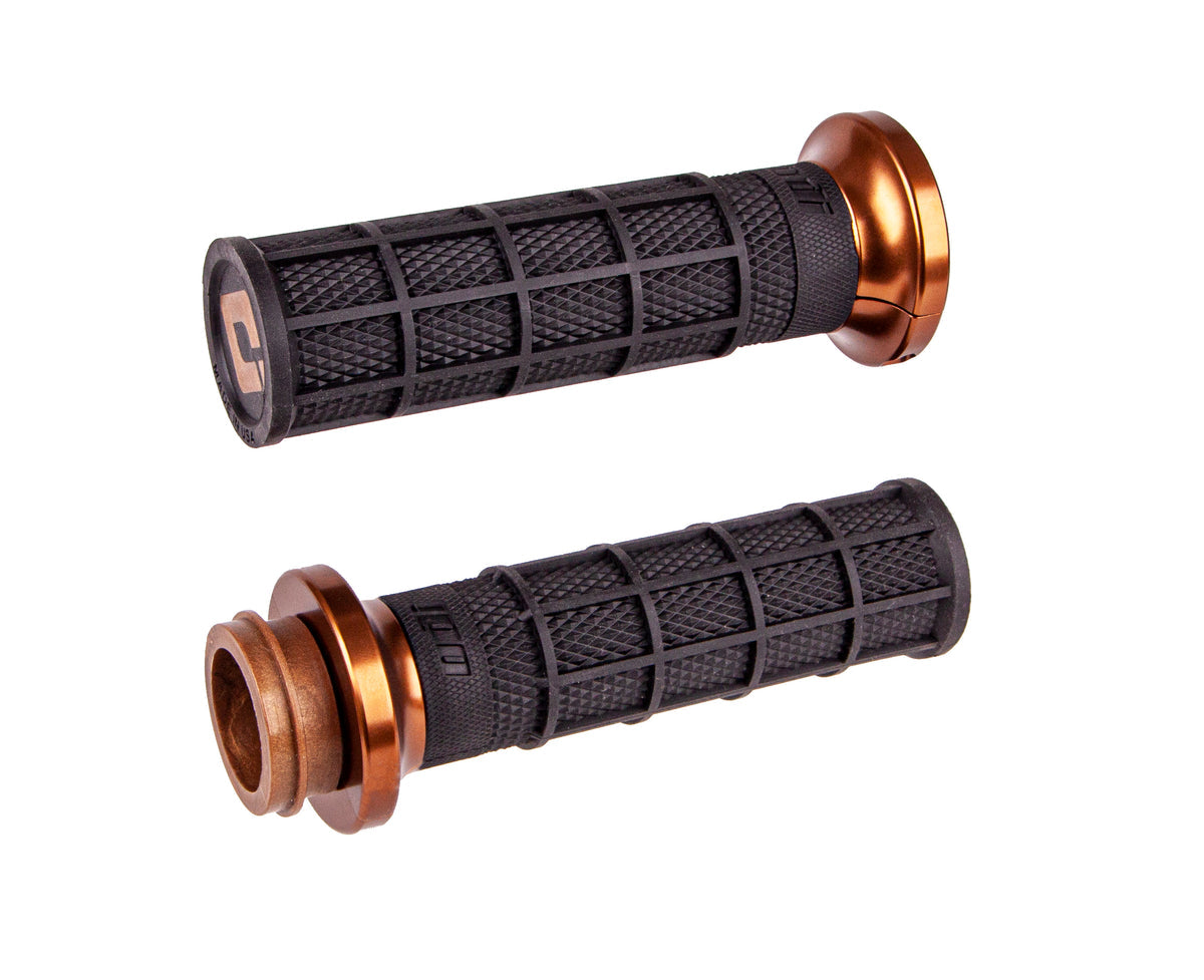 ODI HARLEY-DAVIDSON 2008-2023 TBW: V-TWIN LOCK-ON™ HART-LUCK SIGNATURE FULL-WAFFLE GRIP SET
