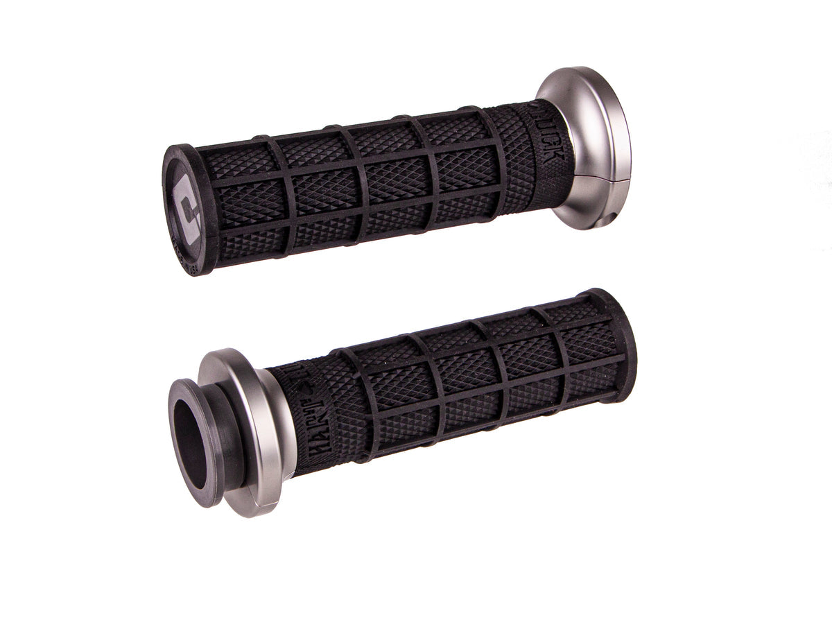 ODI INDIAN 2018+ TOURING: V-TWIN LOCK-ON™ HART-LUCK SIGNATURE FULL-WAFFLE GRIPS SET
