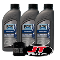 Suzuki DL650 V-Strom 04-Up Oil Filter Change Kit – BelRay 10W-40 + HiFlo Filter