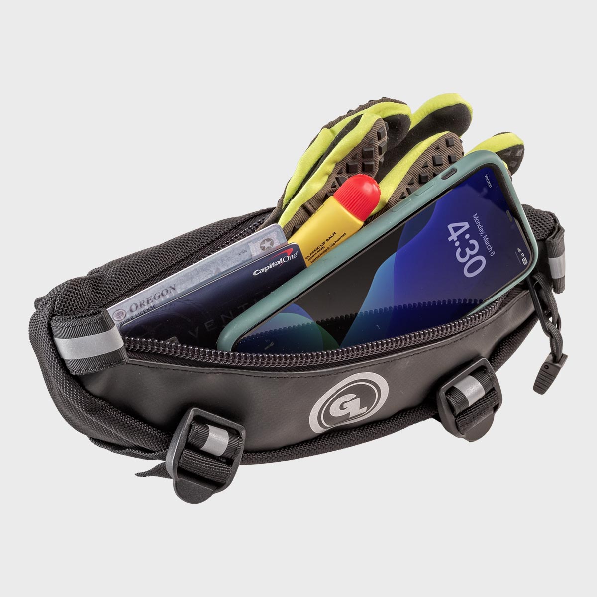 Giant Loop Zig Zag Motorcycle Handlebar Bag Dirtbike Black Dual Sport Adventure 2024 model