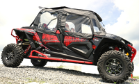 Seizmik Soft Upper Doors installed on Polaris RZR 4‑seat model