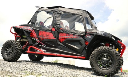 Seizmik Soft Upper Doors installed on Polaris RZR 4‑seat model