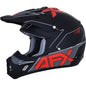 AFX 0110-6485 FX-17 Offroad Motorcycle ATV Helmet - Aced - Matte Black/Red - Medium